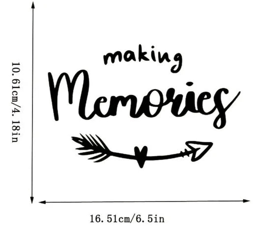 Making Memories  Camper Van Sticker, CampervanCaravan Motorhome Decal