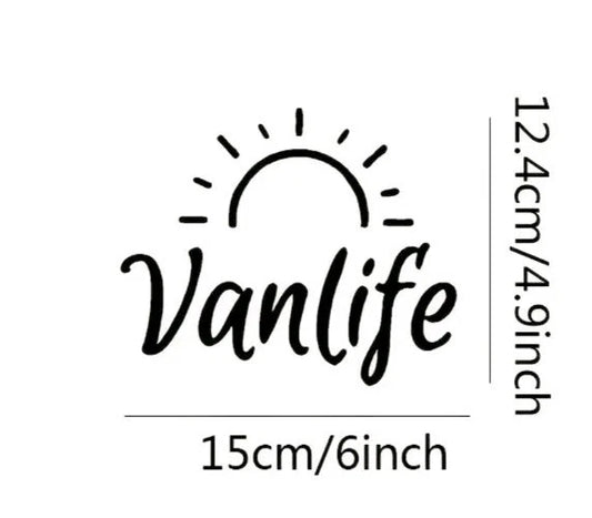 VAN LIFE Vinyl Decal Adventure Camper Van Caravan Sticker Motorhome Rv